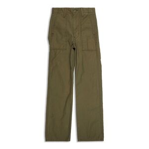 Levi’s ribcage straight utility/ cargo/ khaki pants in army green
